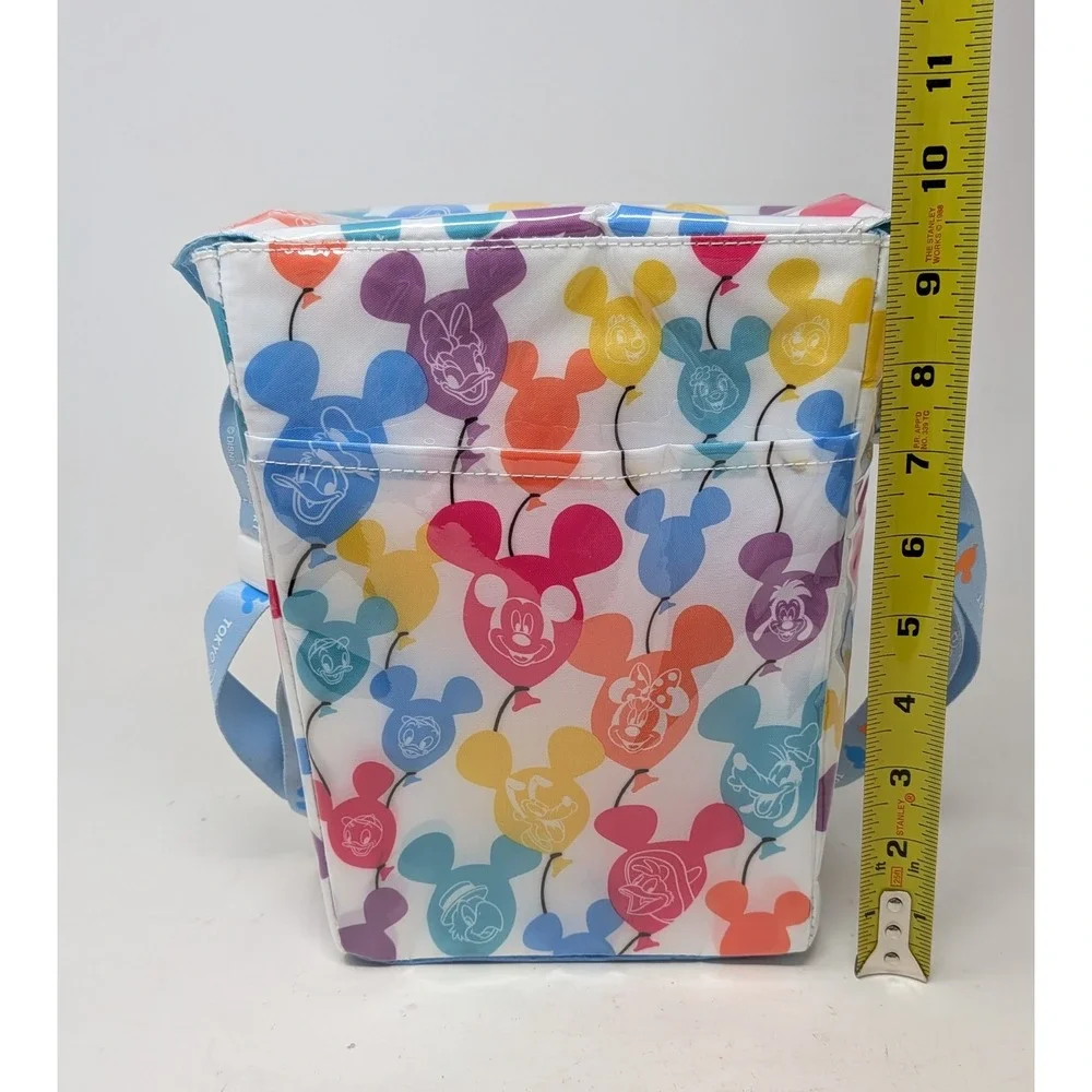 Tokyo Disney Resort Retro Popcorn Case Bucket Mickey Balloon Shoulder Bag Japan
